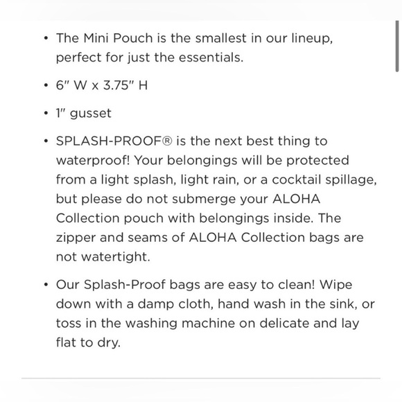 Hello Kitty x Aloha Collection Mini Pouch - Picture 2 of 2